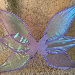 Iridescent Purple Butterfly Wings